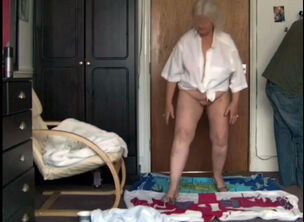 Old granny naked