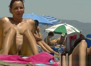 Nude walk on the beach